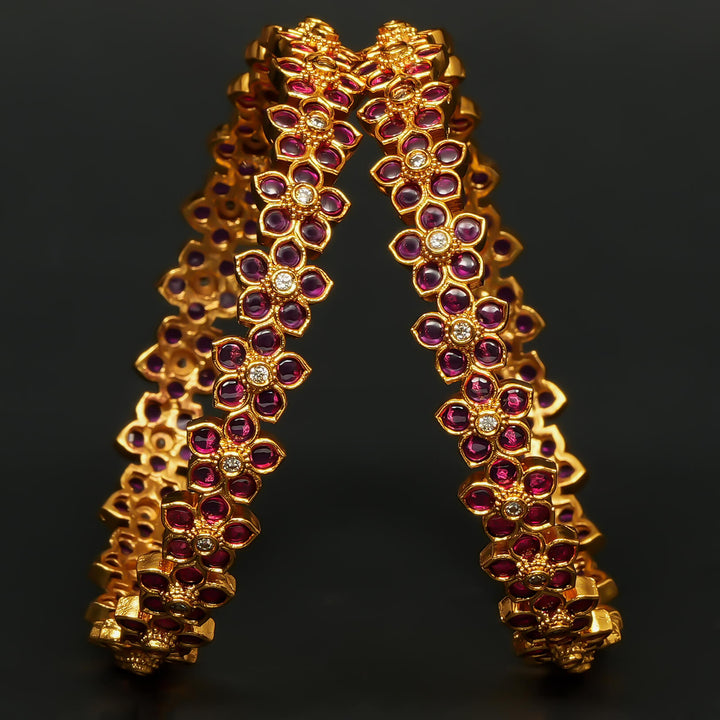 CZ Ruby Bangles