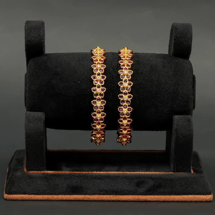 CZ Ruby Bangles