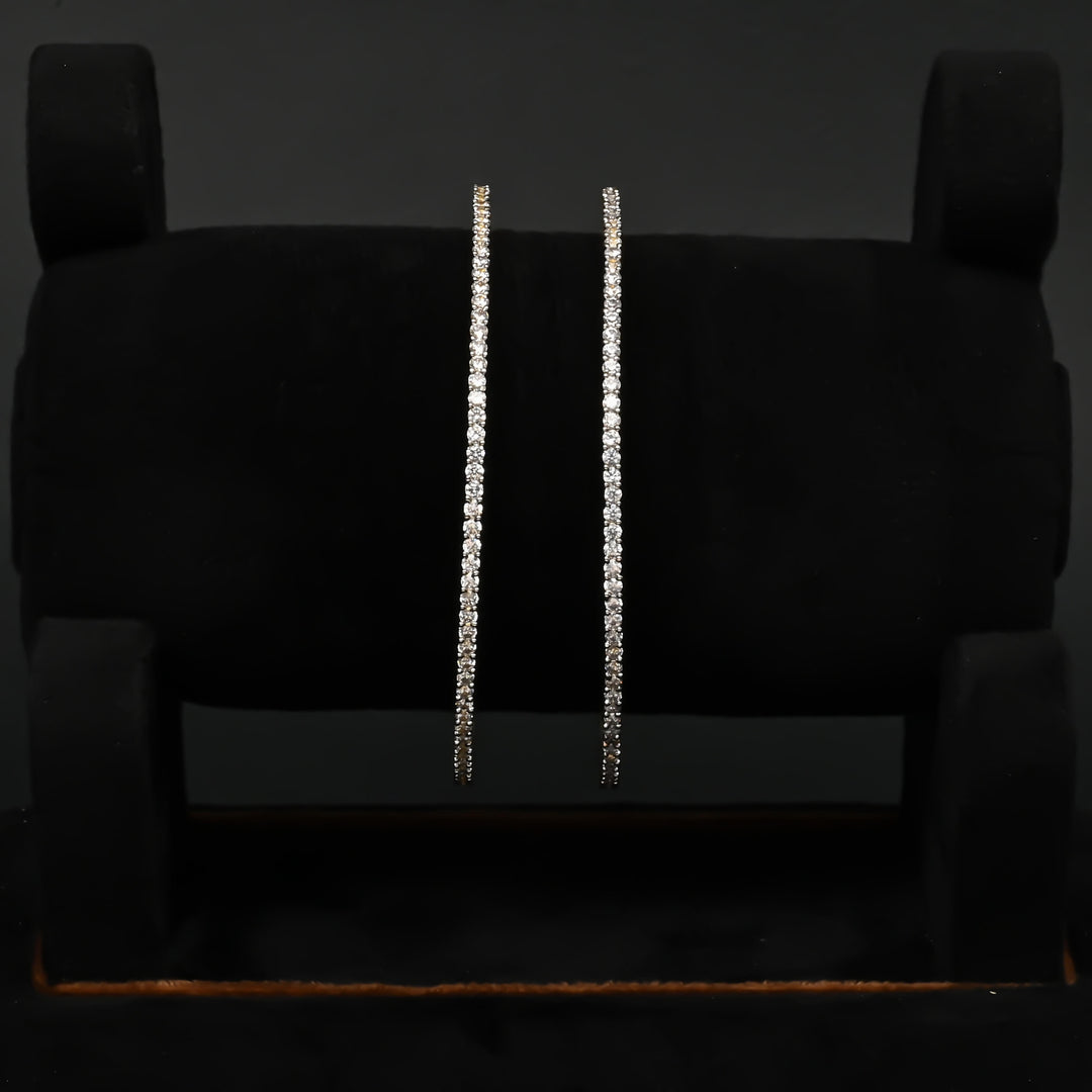 CZ Diamond Finish Bangles
