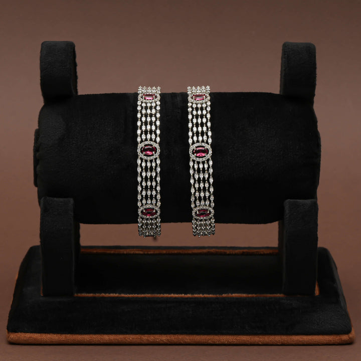 CZ Ruby Bangles
