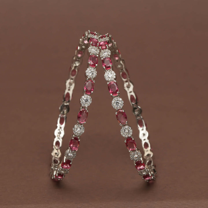 CZ Ruby Bangles