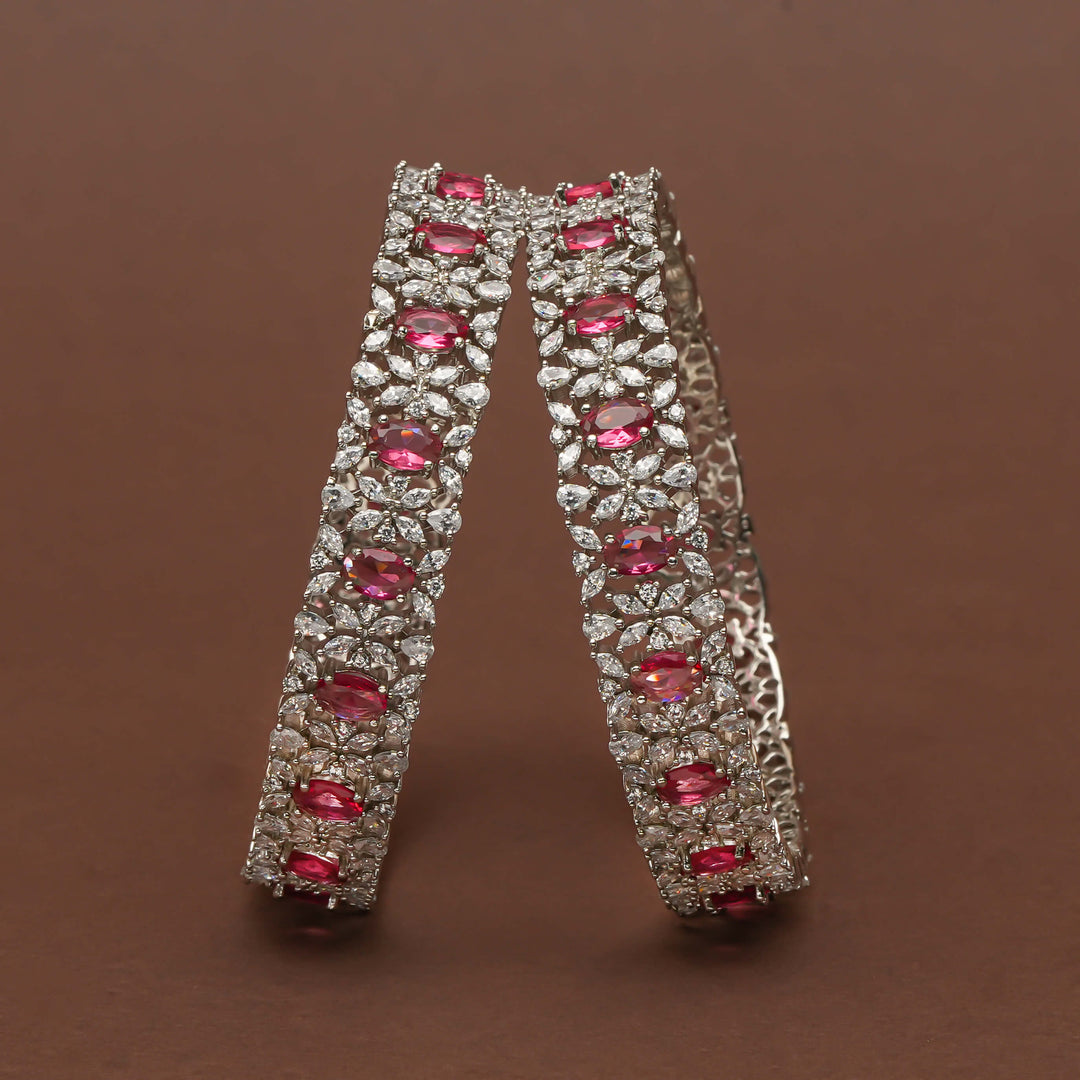 CZ Ruby Bangles