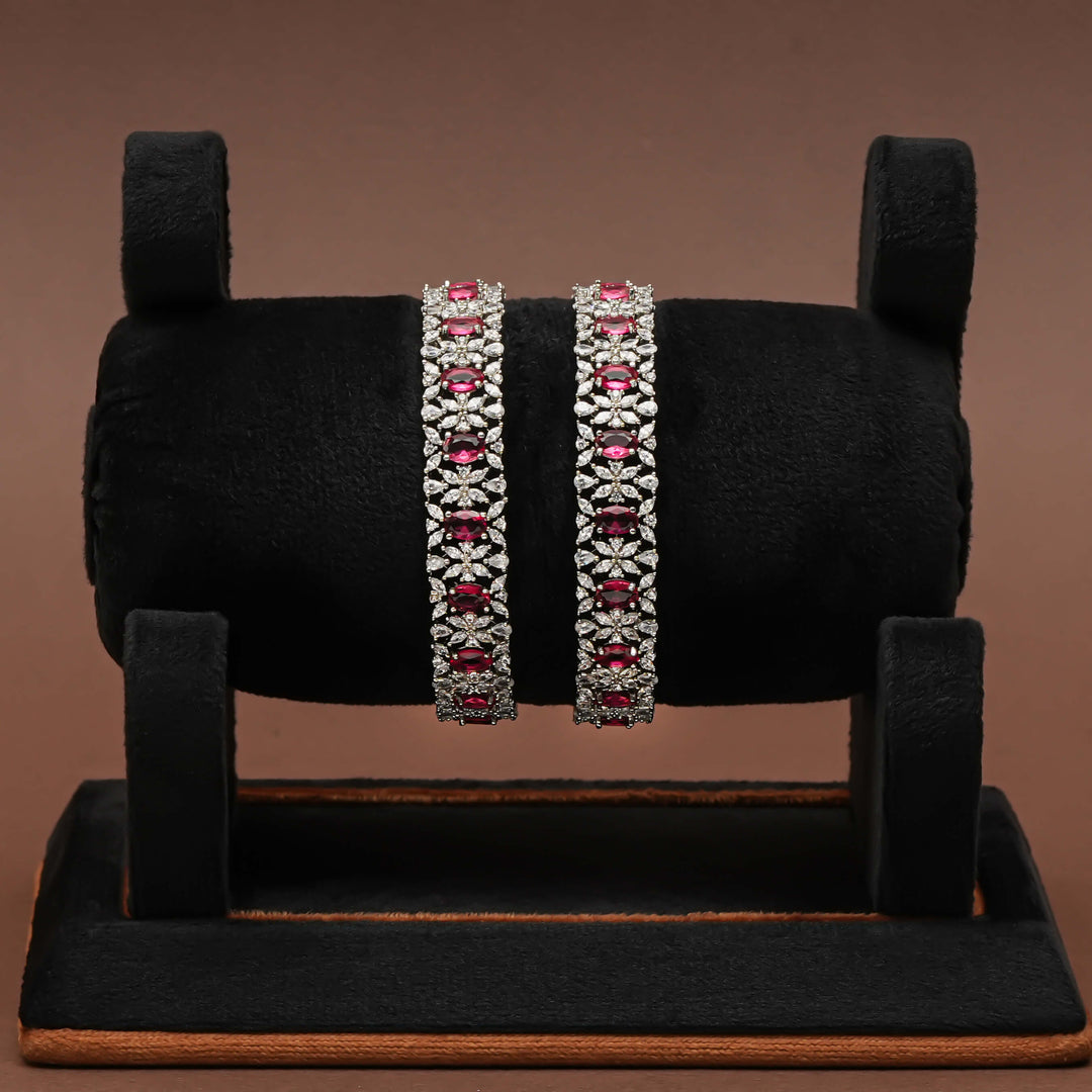 CZ Ruby Bangles