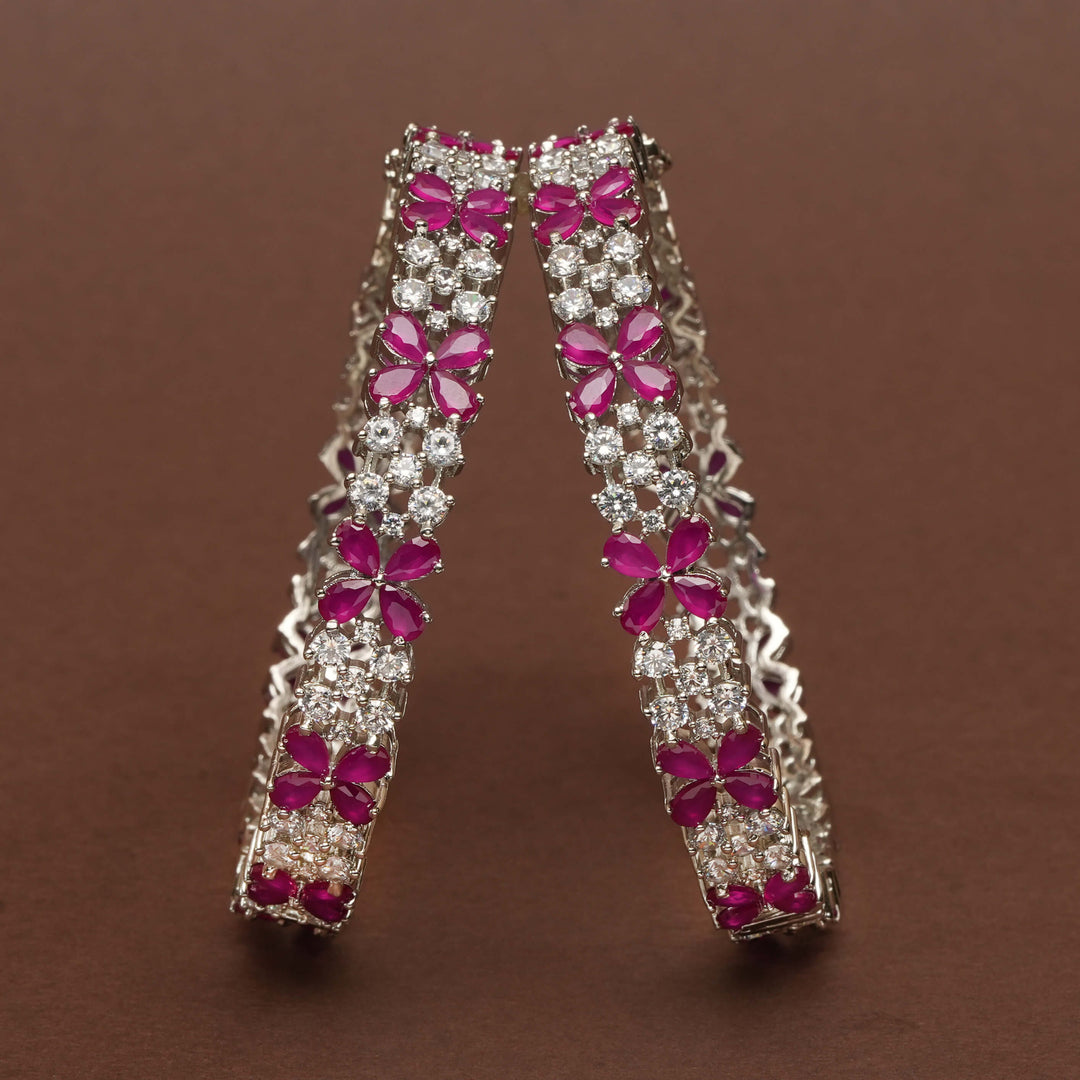 CZ Ruby Bangles