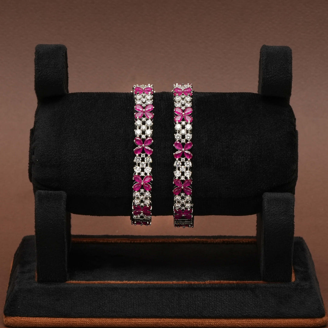 CZ Ruby Bangles