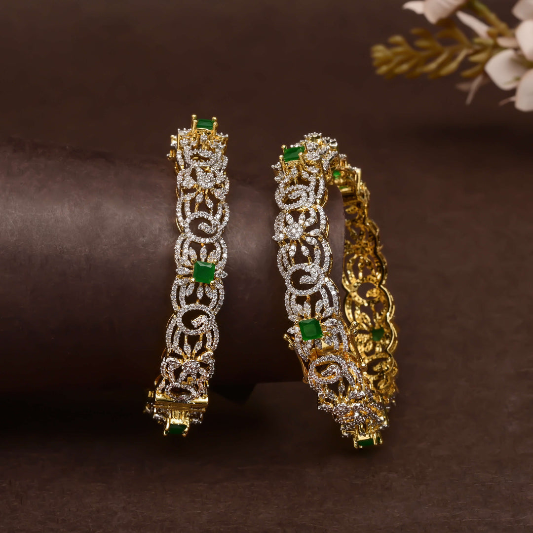 CZ Emerald Bangles