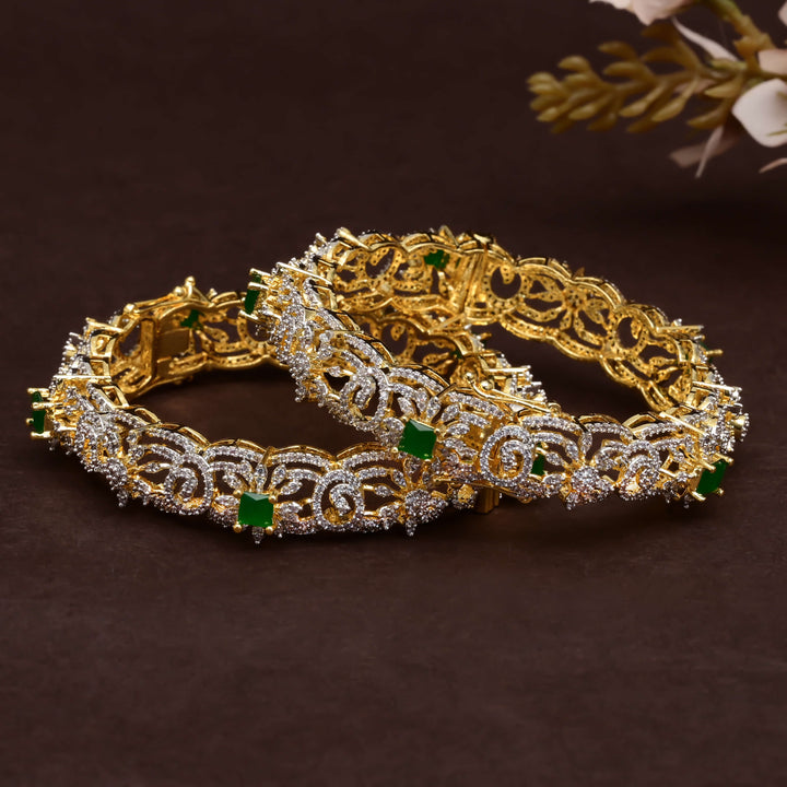 CZ Emerald Bangles