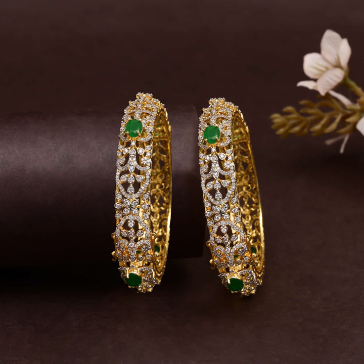 CZ Emerald Bangles