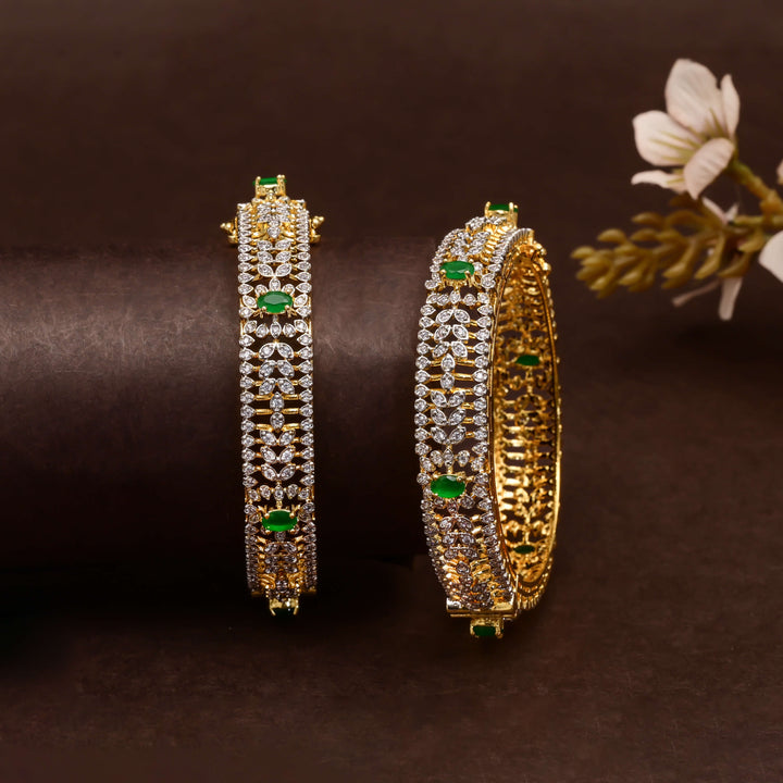 CZ Emerald Bangles