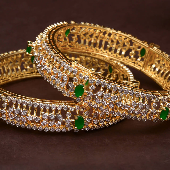 CZ Emerald Bangles