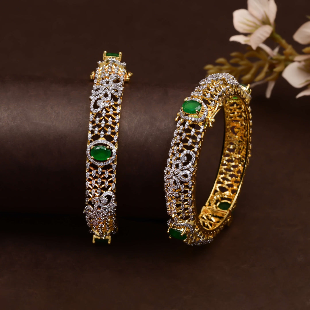 CZ Emerald Bangles