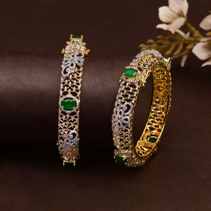 CZ Emerald Bangles