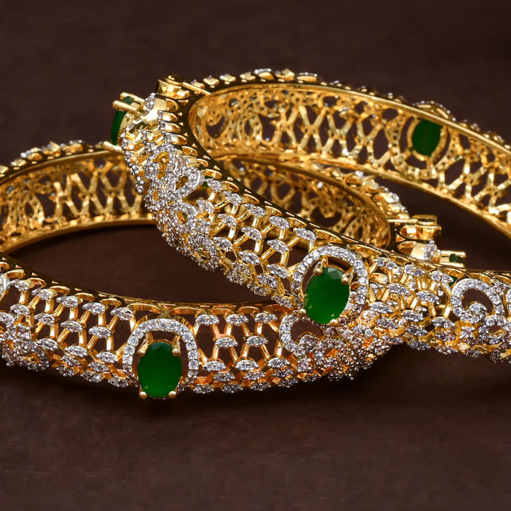 CZ Emerald Bangles