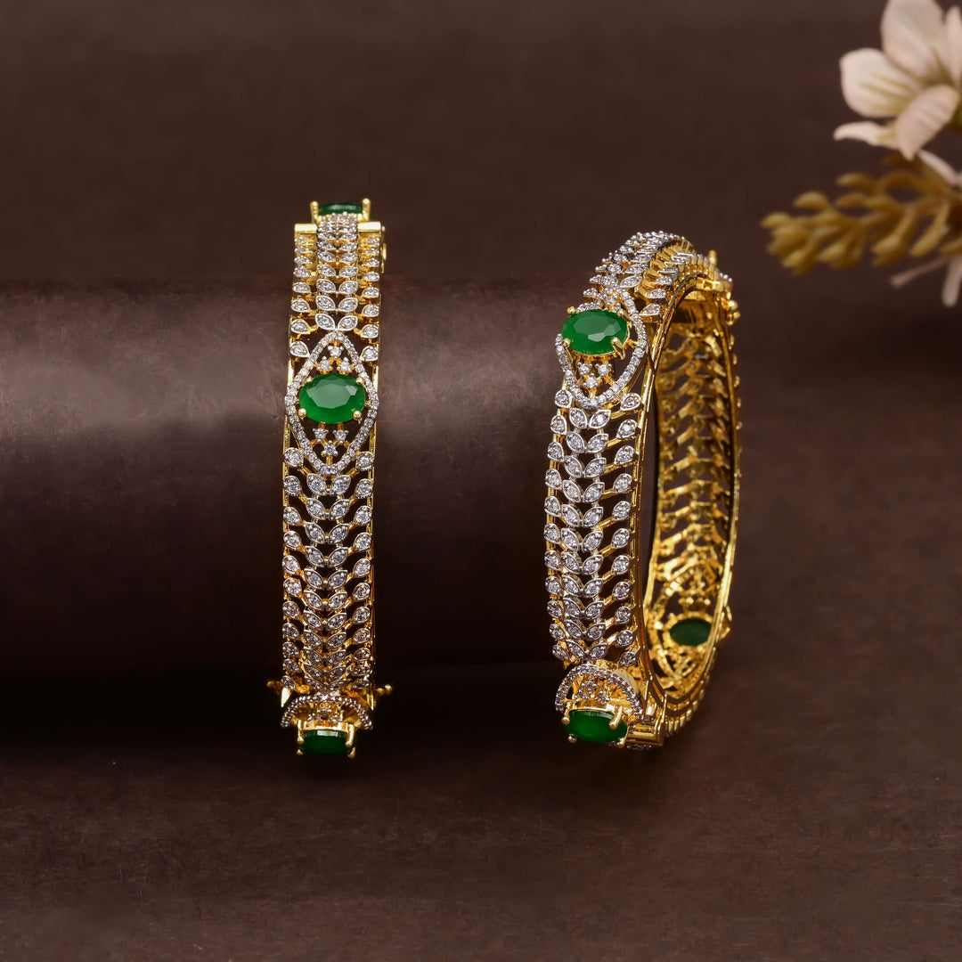 CZ Emerald Bangles