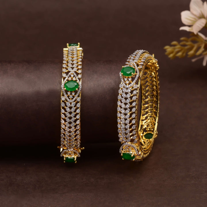 CZ Emerald Bangles