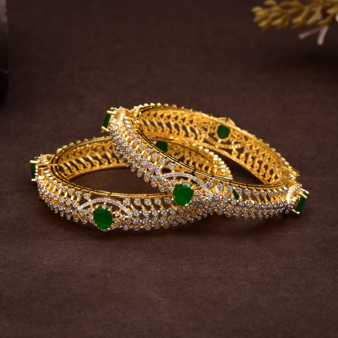 CZ Emerald Bangles