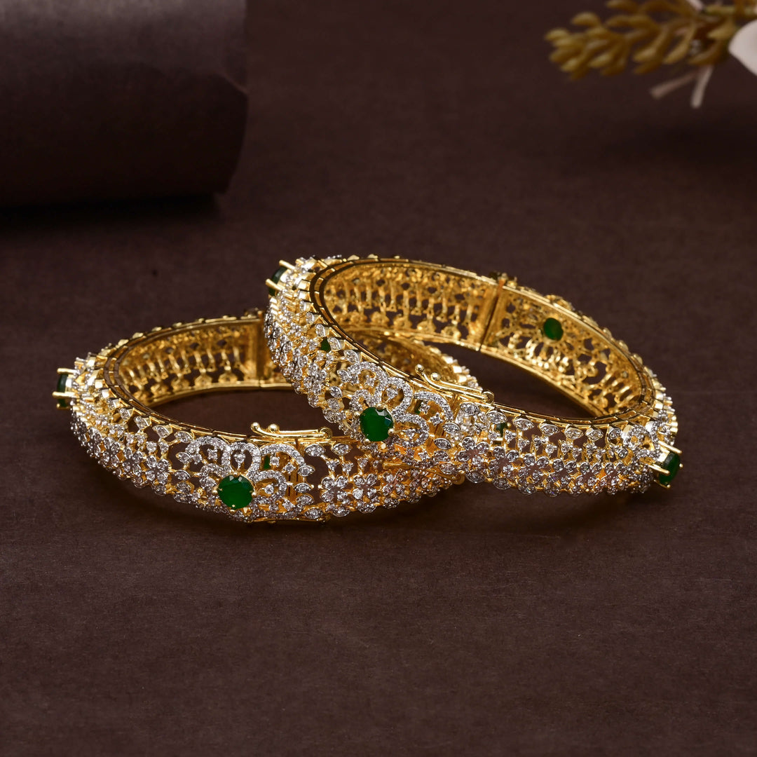 CZ Emerald Bangles