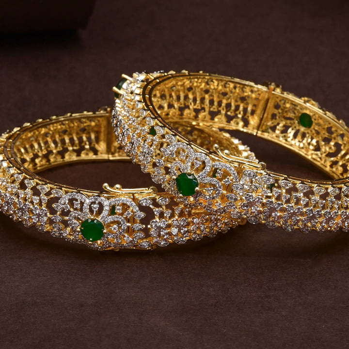 CZ Emerald Bangles