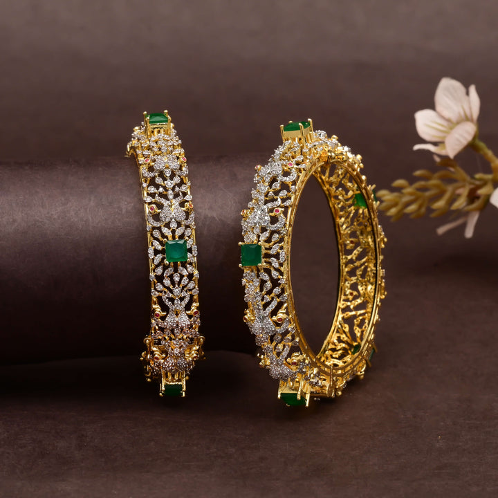 CZ Emerald Bangles