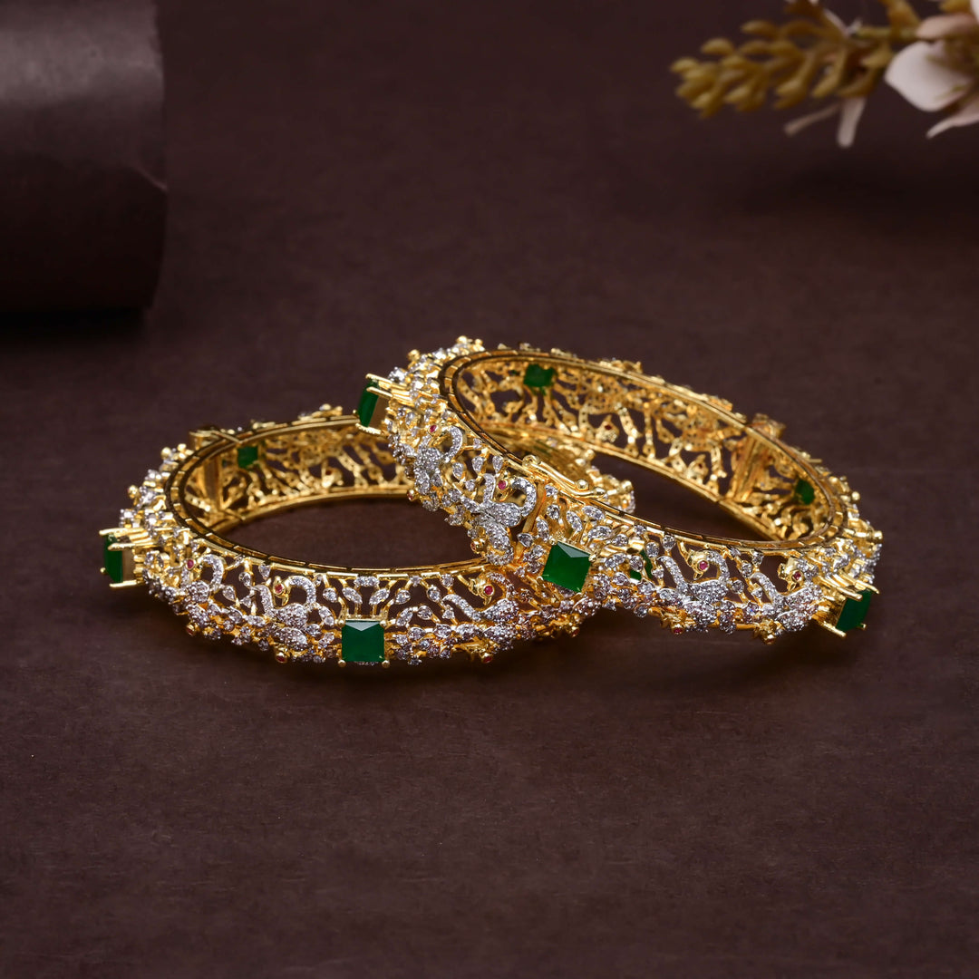 CZ Emerald Bangles