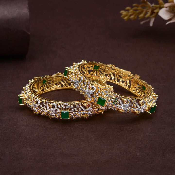CZ Emerald Bangles