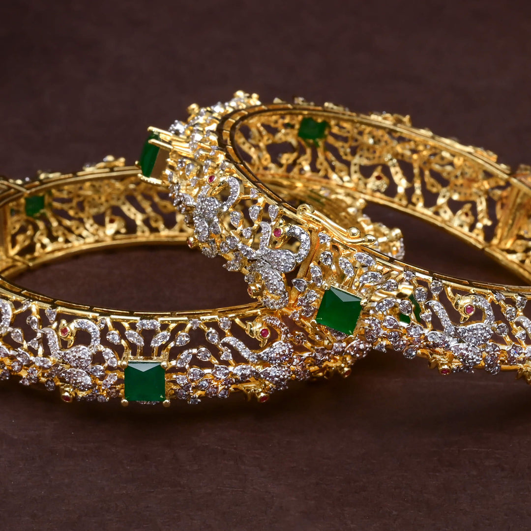 CZ Emerald Bangles
