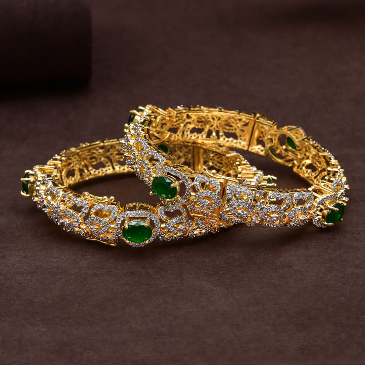 CZ Emerald Bangles