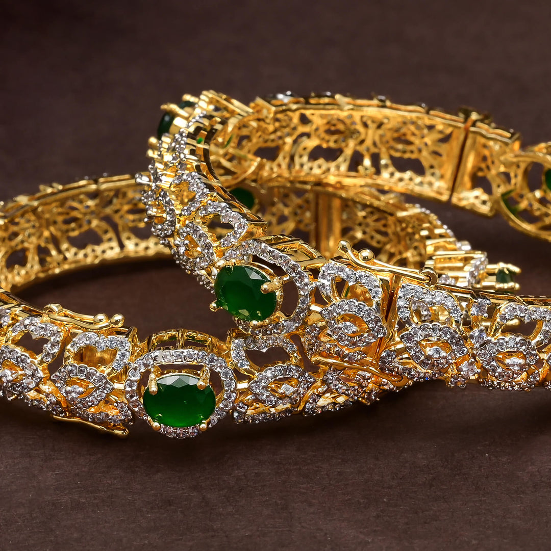 CZ Emerald Bangles