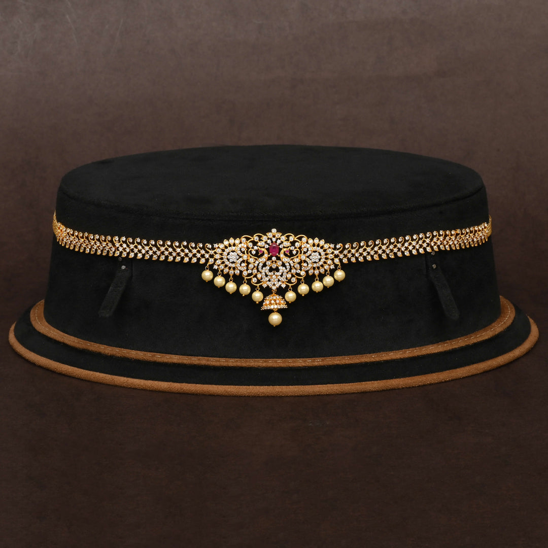 Gold Finish Chain Vaddanam