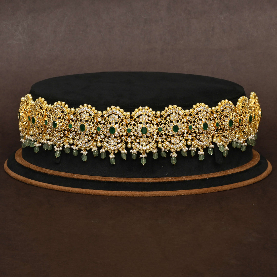 Gold Finish Chain Vaddanam