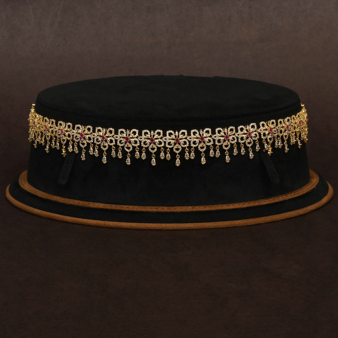 Gold Finish Chain Vaddanam