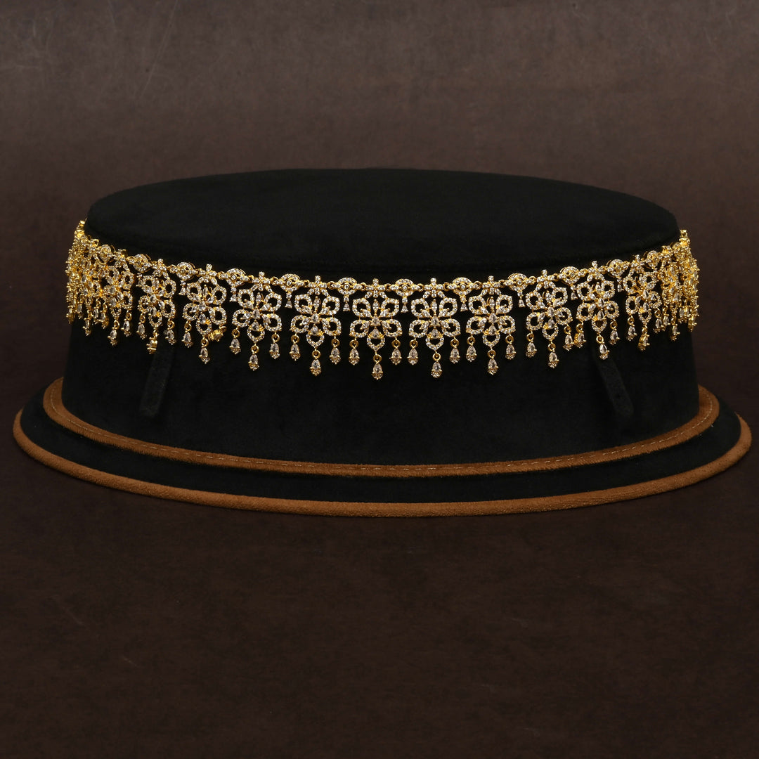 Gold Finish Chain Vaddanam