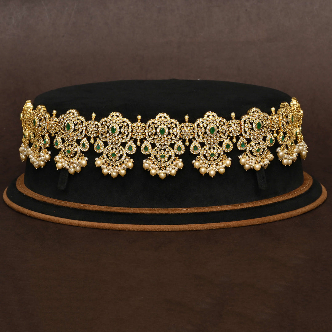 Gold Finish Chain Vaddanam