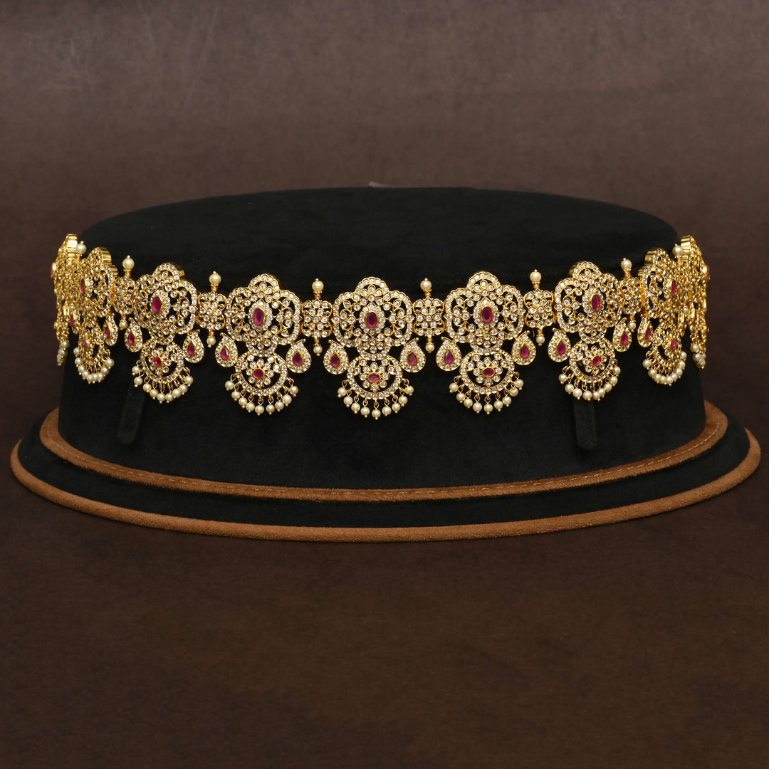 Gold Finish Chain Vaddanam