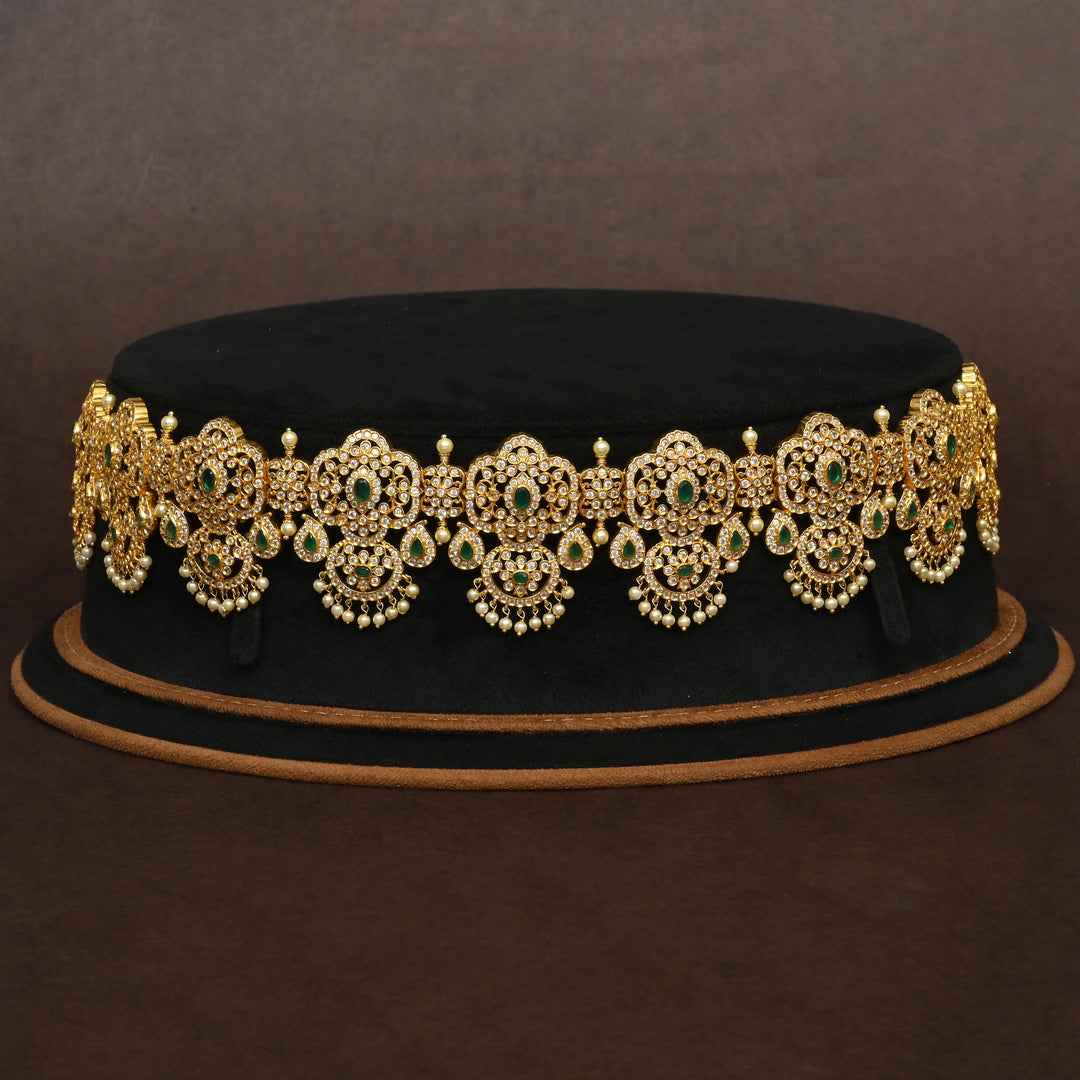 Gold Finish Chain Vaddanam