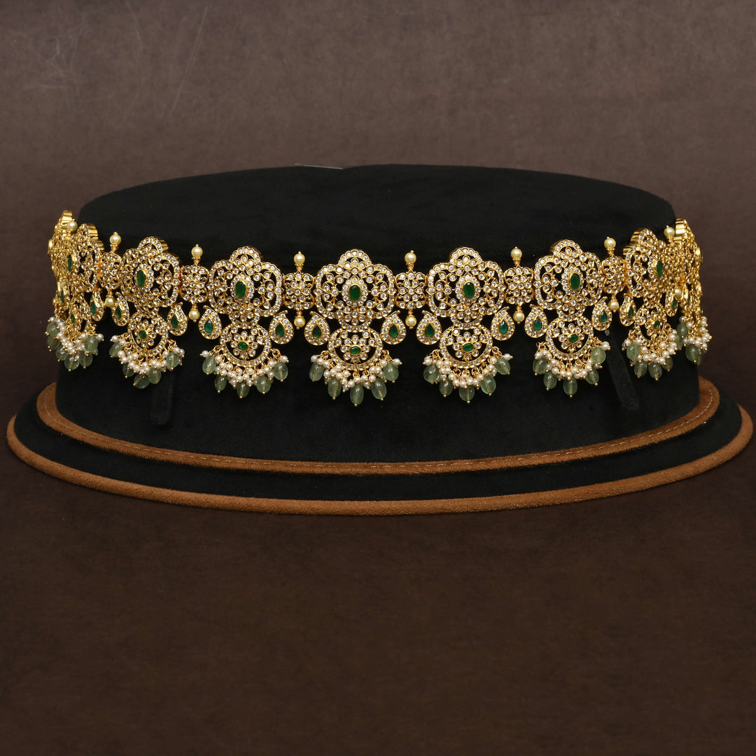 Gold Finish Chain Vaddanam