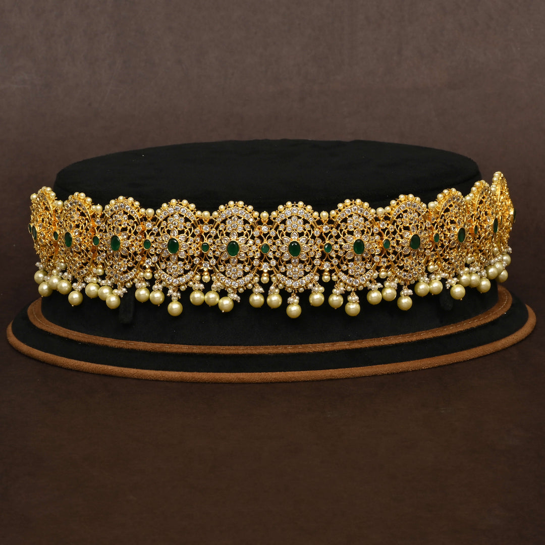 Gold Finish Chain Vaddanam