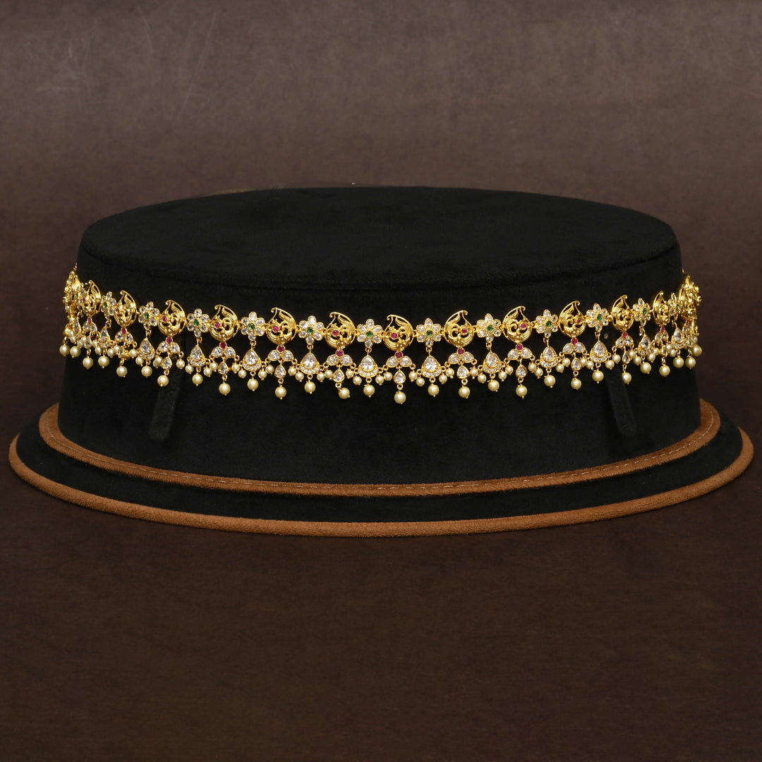 Gold Finish Chain Vaddanam