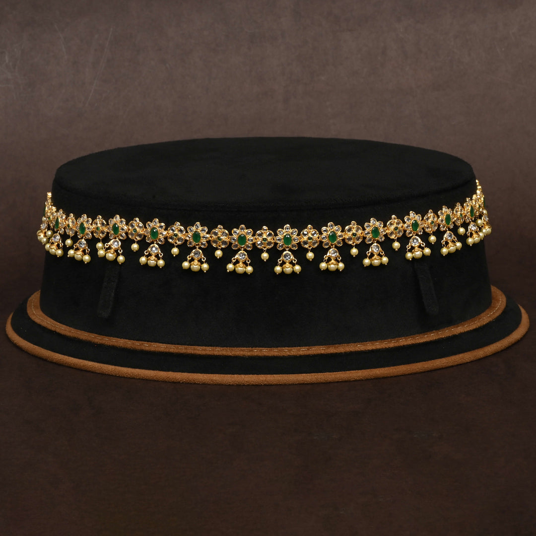 Gold Finish Chain Vaddanam