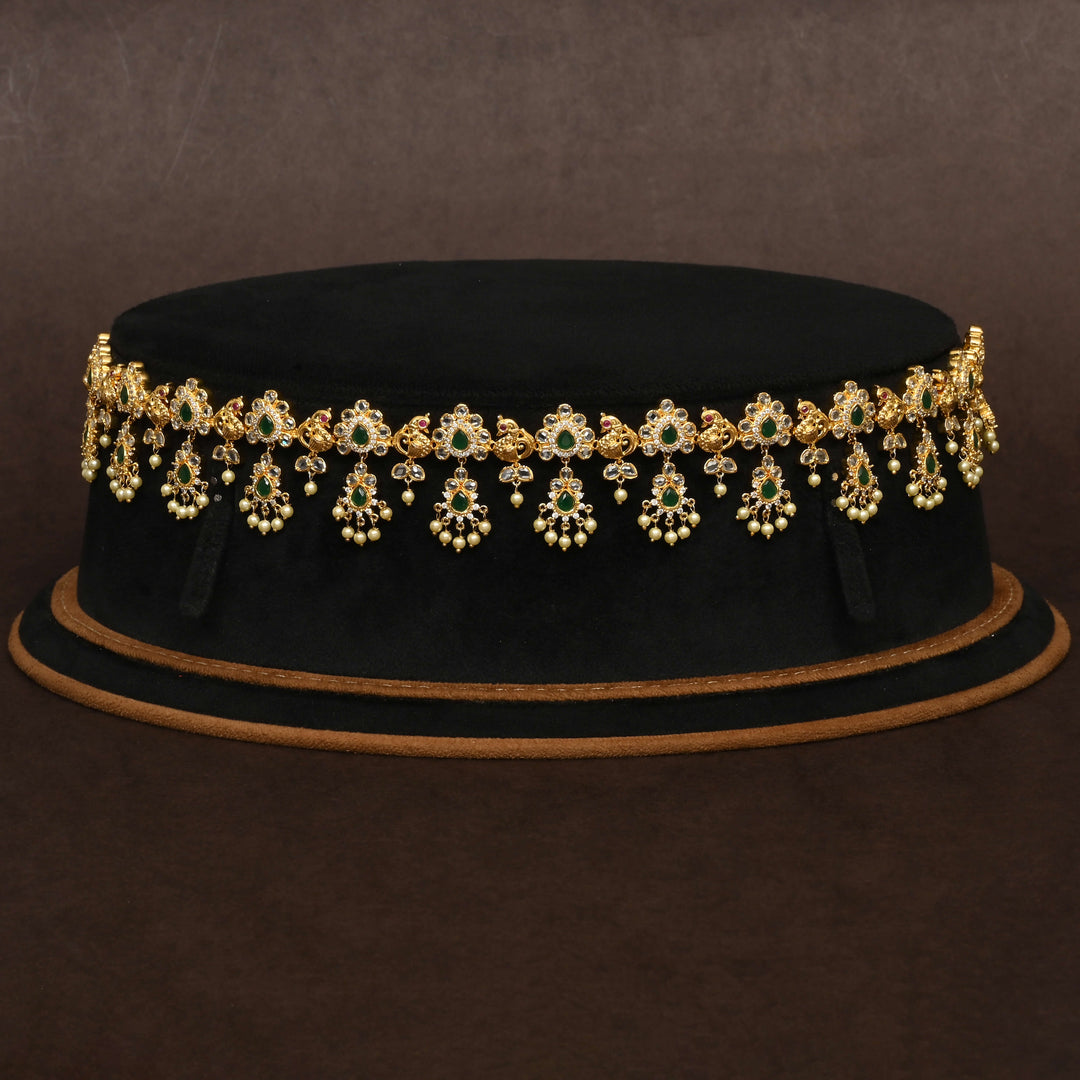Gold Finish Chain Vaddanam