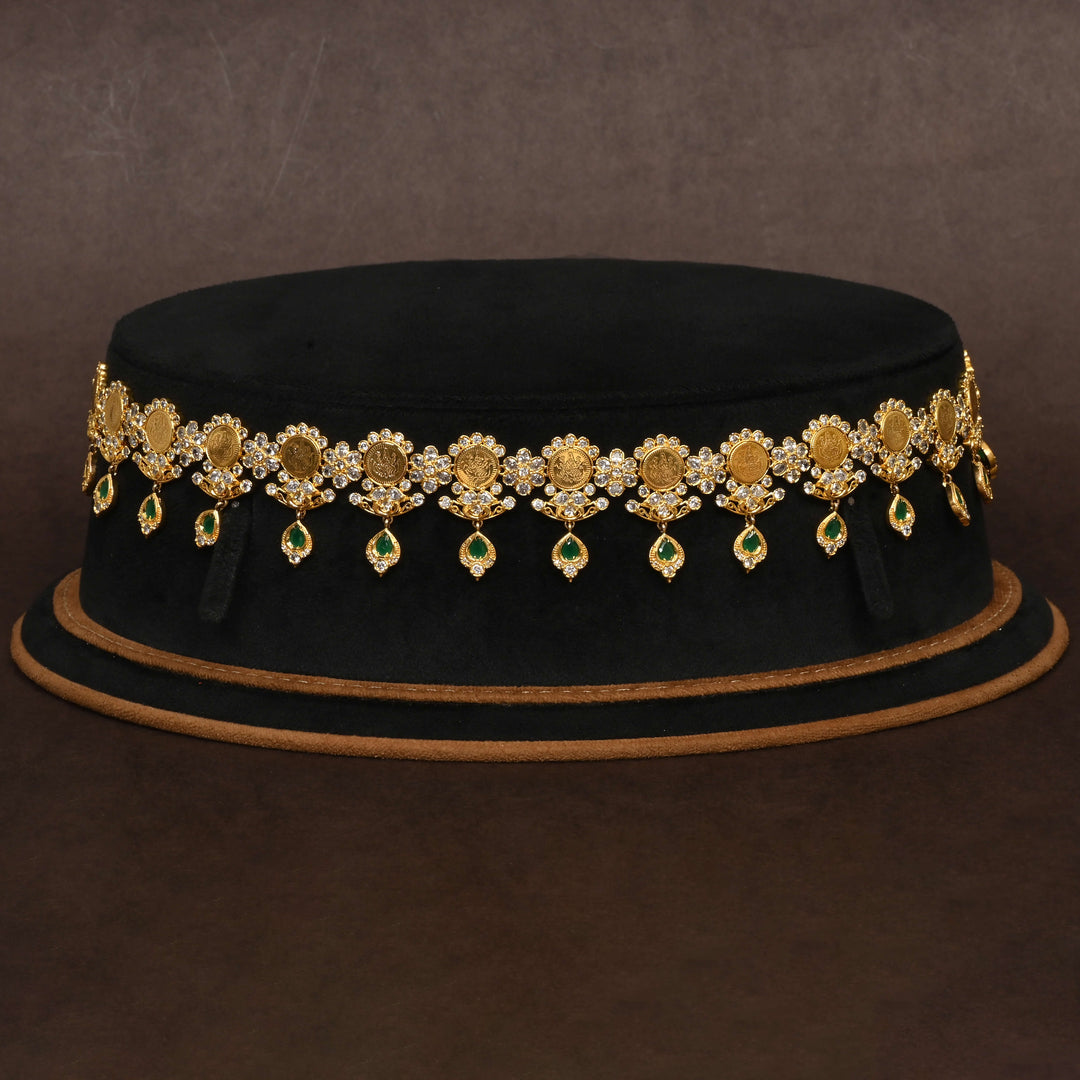 Gold Finish Chain Vaddanam