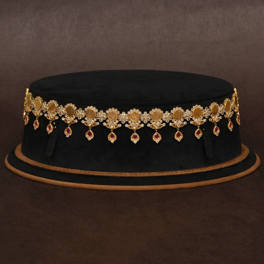 Gold Finish Chain Vaddanam