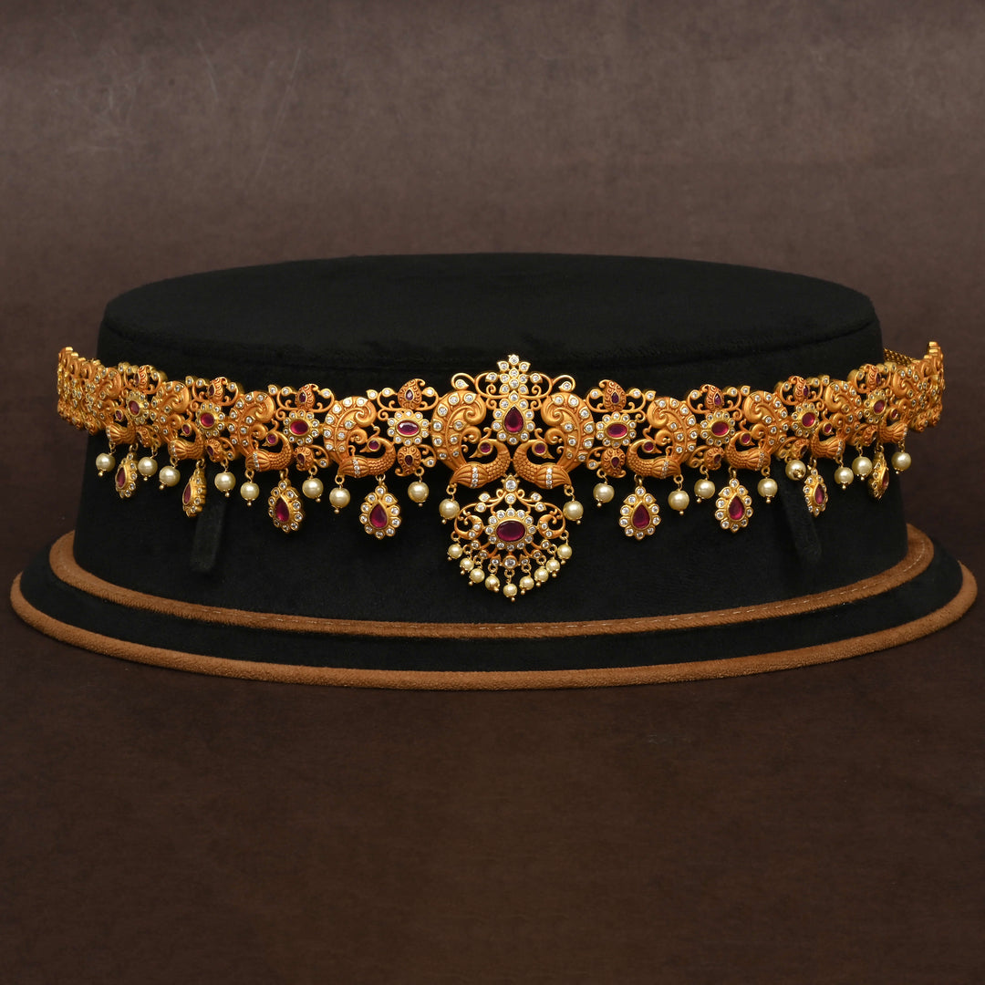 Gold Finish Chain Vaddanam