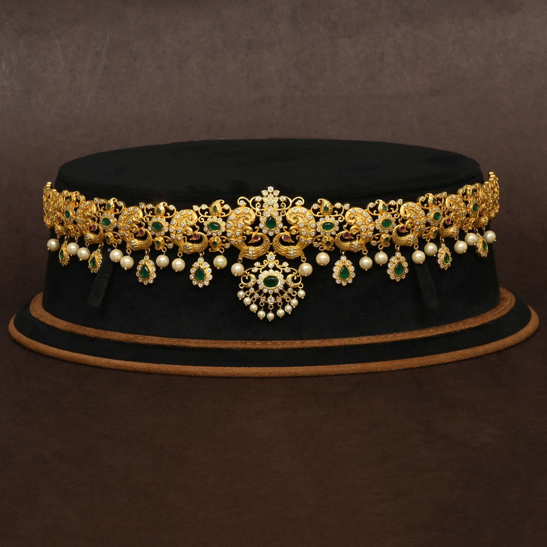 Gold Finish Chain Vaddanam