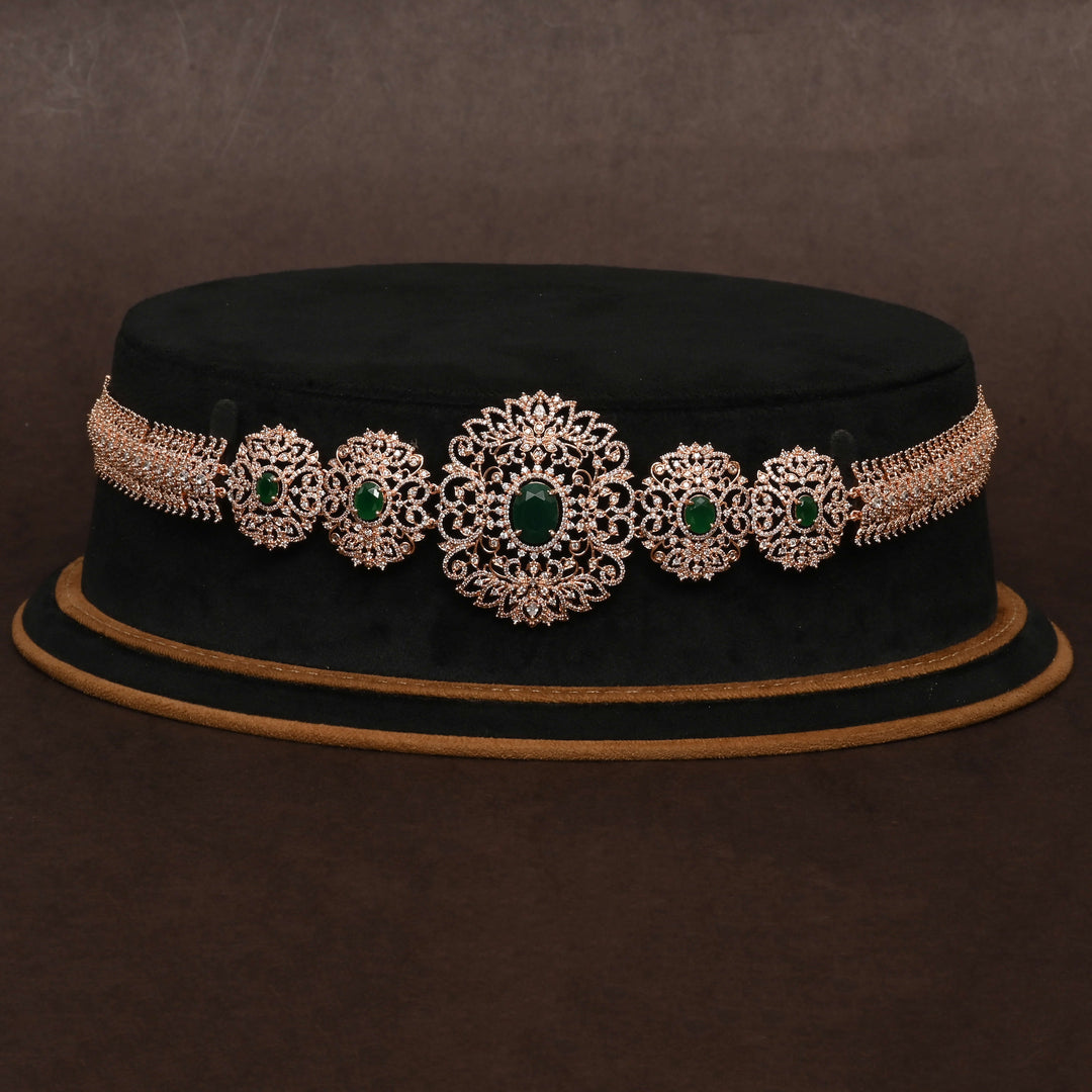 Rose Gold Finish Vaddanam