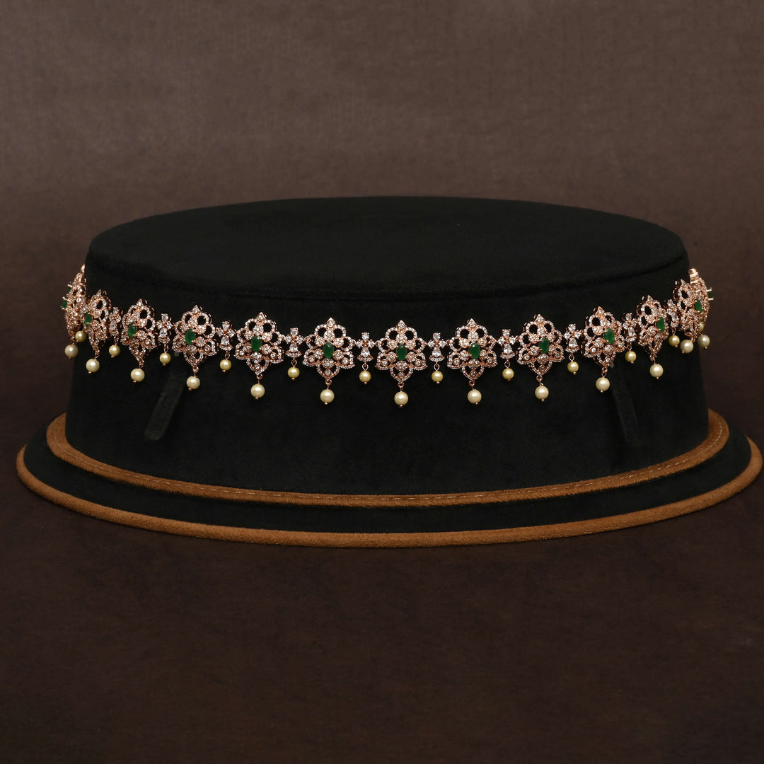 Rose Gold Finish Vaddanam