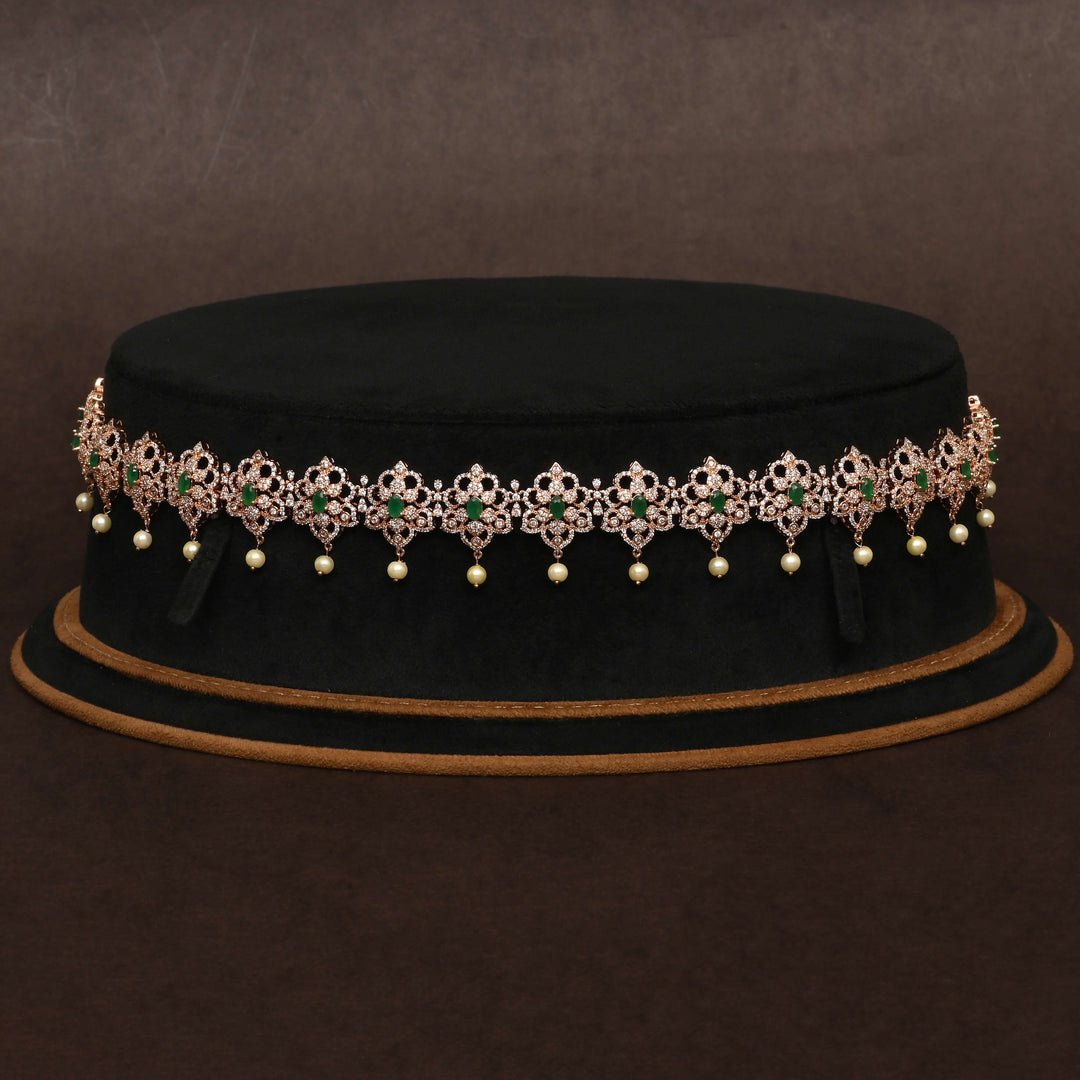 Rose Gold Finish Vaddanam