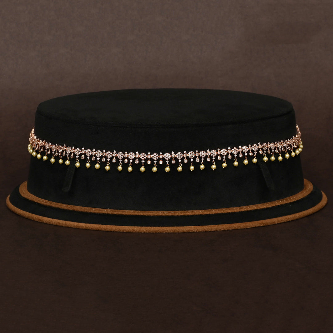Rose Gold Finish Vaddanam