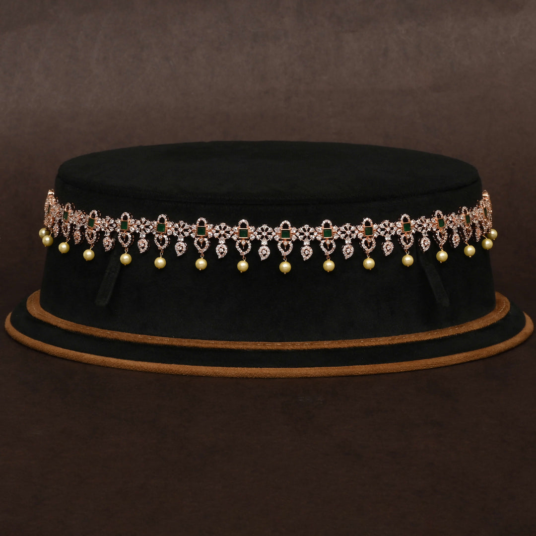 Rose Gold Finish Vaddanam