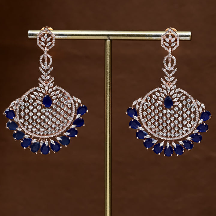 CZ Sapphire Earrings